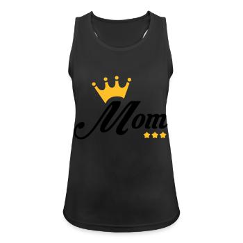 Mum / Mom / Baby / Mummy / Mother's day / Birth - Women's Breathable Tank Top - black - Front - Zoe (177cm)