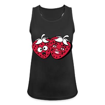 team couple paerchen love in love woman female ma - Women's Breathable Tank Top - black - Front - Zoe (177cm)