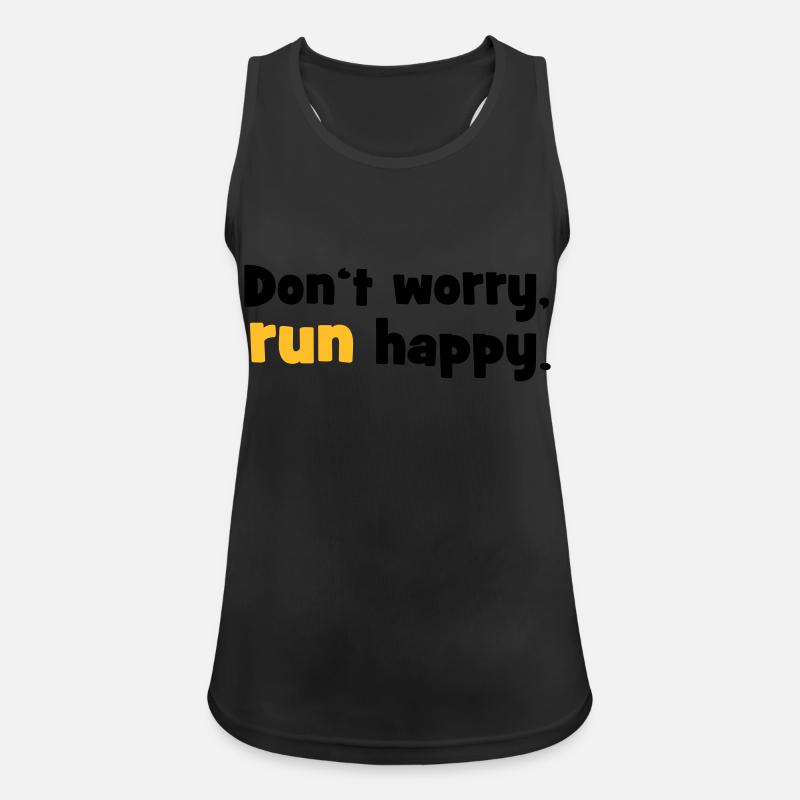 run - Women's Breathable Tank Top - black