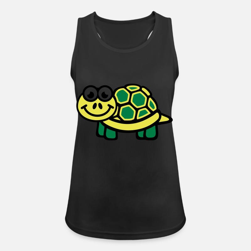 Turtle - Women's Breathable Tank Top - black