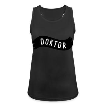 Médecin - Débardeur respirant Femme - noir - Devant - Zoe (177cm)