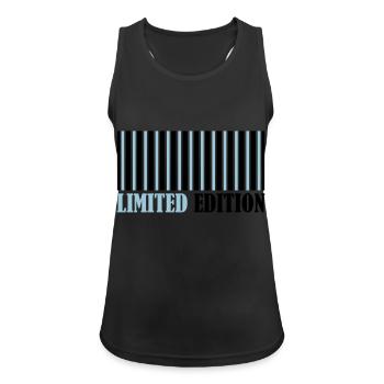 Barcode Limited Edition - Women's Breathable Tank Top - black - Front - Zoe (177cm)