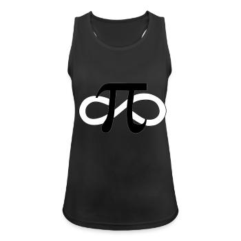 Die Unendlichkeit - Frauen Tank Top atmungsaktiv - Schwarz - Vorne - Zoe (177cm)