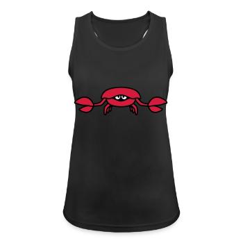 underwater_crab_3c - Women's Breathable Tank Top - black - Front - Zoe (177cm)