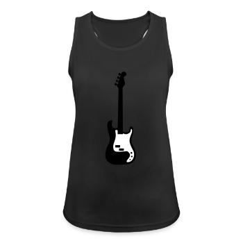 bass - Débardeur respirant Femme - noir - Devant - Zoe (177cm)