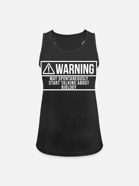 Biologie Biologie Biologie Biologie - Frauen Tank Top atmungsaktiv - Schwarz