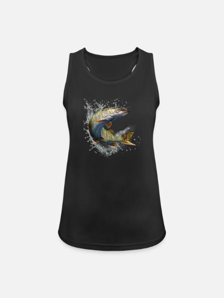 Hecht - Frauen Tank Top atmungsaktiv - Schwarz