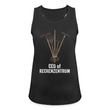 Full Stack Entwickler Coding Programmierer Full St - Frauen Tank Top atmungsaktiv - Schwarz - Vorne - Zoe (177cm)