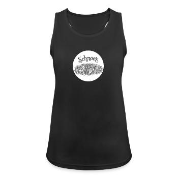 Bremen Schnoorviertel – Handgezeichnete Altstadt I - Frauen Tank Top atmungsaktiv - Schwarz - Vorne - Zoe (177cm)