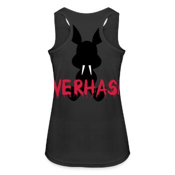 Return of the werhase - Frauen Tank Top atmungsaktiv - Schwarz - Hinten - Zoe (177cm)