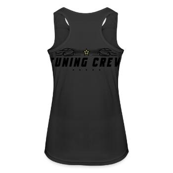 Tuning Crew Car - Débardeur respirant Femme - noir - Dos - Zoe (177cm)