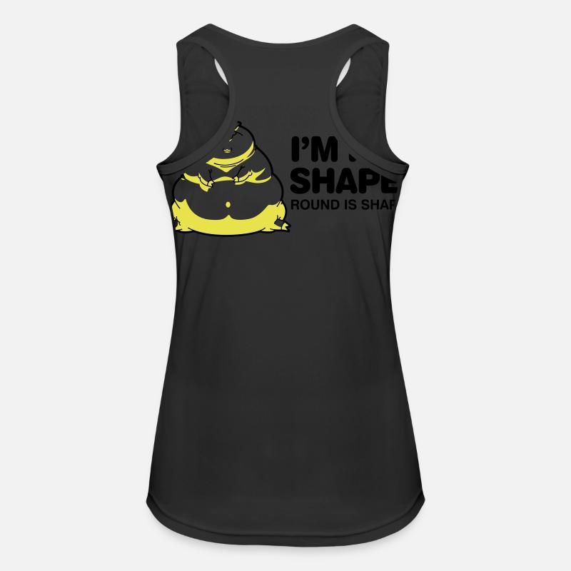 I m in great shape. Circular is also a form. - Women's Breathable Tank Top - black
