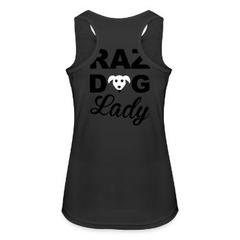 Dog Lady - Débardeur respirant Femme - noir - Dos - Zoe (177cm)