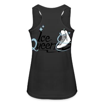 Ice Queen - Women's Breathable Tank Top - black - Back - Zoe (177cm)