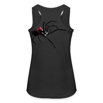Horreur insectes araignées dangereuses - Débardeur respirant Femme - noir - Dos - Zoe (177cm)