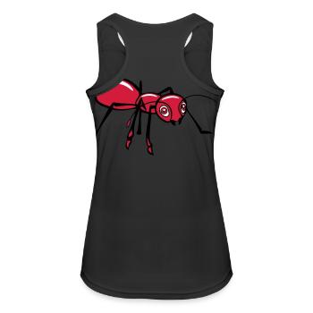 Ant insect nature animal - Women's Breathable Tank Top - black - Back - Zoe (177cm)