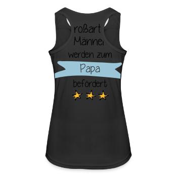Großartige Männer 2 - Frauen Tank Top atmungsaktiv - Schwarz - Hinten - Zoe (177cm)