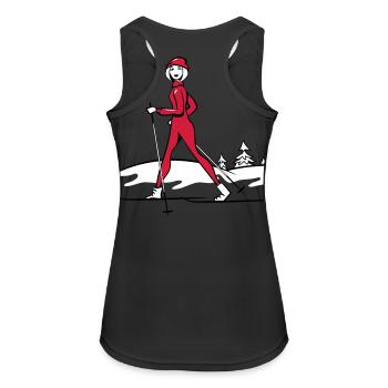 Vacances d'hiver Skilanglauf le sport - Débardeur respirant Femme - noir - Dos - Zoe (177cm)