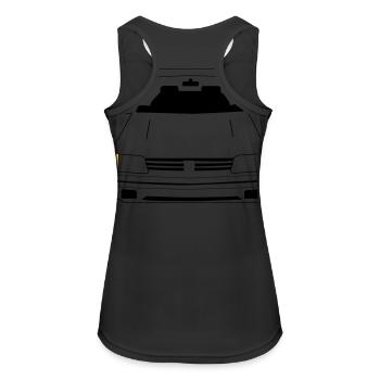 205 de Face - Débardeur respirant Femme - noir - Dos - Zoe (177cm)