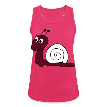 slug - Women's Breathable Tank Top - fuchsia - Front - Zoe (177cm)