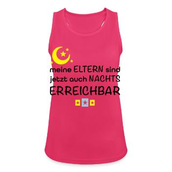 lustige Babysprüche - Frauen Tank Top atmungsaktiv - Fuchsia - Vorne - Zoe (177cm)