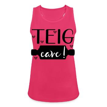 Sayings Baking Dough Roll - Women's Breathable Tank Top - fuchsia - Front - Zoe (177cm)