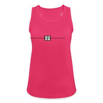 2026 Line - Women's Breathable Tank Top - fuchsia - Front - Zoe (177cm)