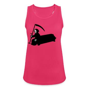squelette - Débardeur respirant Femme - fuchsia - Devant - Zoe (177cm)