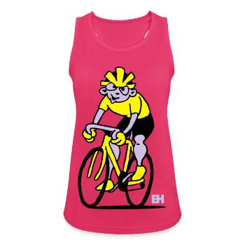 Cycliste - Cyclisme - Débardeur respirant Femme - fuchsia - Devant - Zoe (177cm)