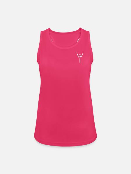 iYpsilon glatt - Frauen Tank Top atmungsaktiv - Fuchsia