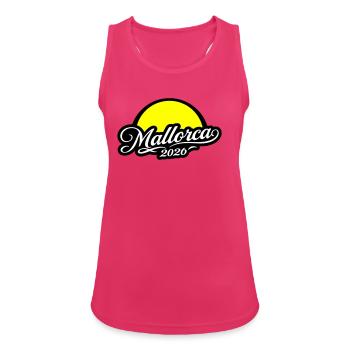 Mallorca 2026 Sun - Women's Breathable Tank Top - fuchsia - Front - Zoe (177cm)