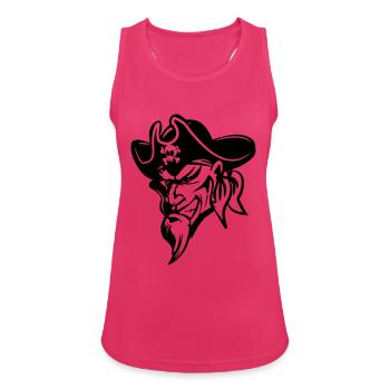Pirate evil - Women's Breathable Tank Top - fuchsia - Front - Zoe (177cm)