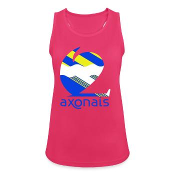 Axonais - Women's Breathable Tank Top - fuchsia - Front - Zoe (177cm)