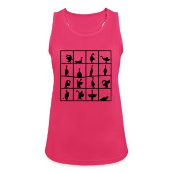 Canard - Débardeur respirant Femme - fuchsia - Devant - Zoe (177cm)