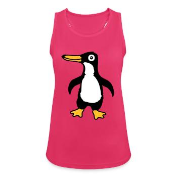 Pingouin mignon bébé enfant bambin heureux cool - Débardeur respirant Femme - fuchsia - Devant - Zoe (177cm)