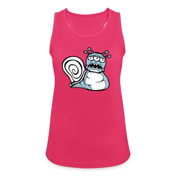 escargot extraterrestre monstre Halloween extraterrestre - Débardeur respirant Femme - fuchsia - Devant - Zoe (177cm)