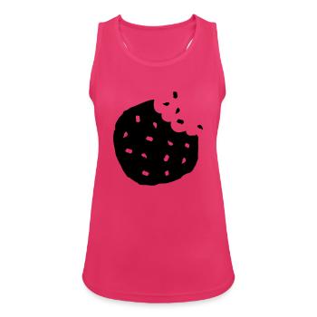 cookie_tg1 - Women's Breathable Tank Top - fuchsia - Front - Zoe (177cm)