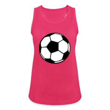 Ballon de foot - Débardeur respirant Femme - fuchsia - Devant - Zoe (177cm)