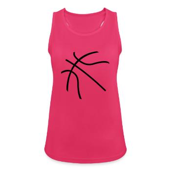 basketball - Débardeur respirant Femme - fuchsia - Devant - Zoe (177cm)