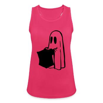 Halloween - Frauen Tank Top atmungsaktiv - Fuchsia - Vorne - Zoe (177cm)