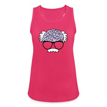 Brain of a professor - Women's Breathable Tank Top - fuchsia - Front - Zoe (177cm)