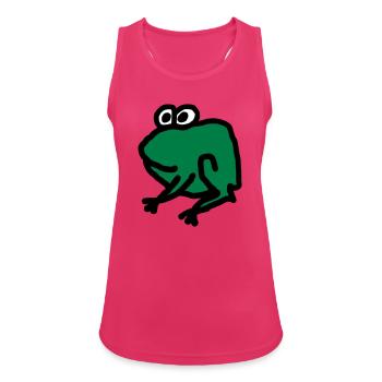 grenouille - Débardeur respirant Femme - fuchsia - Devant - Zoe (177cm)