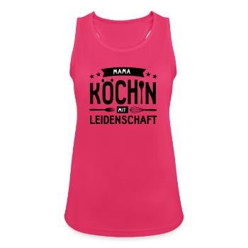 köchin mama kochen küche beste mutter mom lecker  - Frauen Tank Top atmungsaktiv - Fuchsia - Vorne - Zoe (177cm)