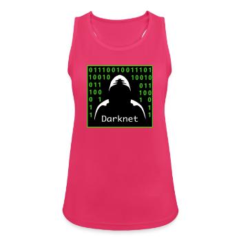 Darknet - Débardeur respirant Femme - fuchsia - Devant - Zoe (177cm)