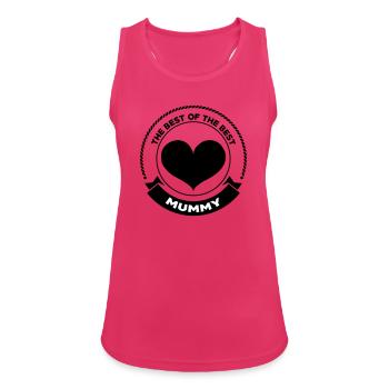 Meilleure Maman - Fête des Mères - Débardeur respirant Femme - fuchsia - Devant - Zoe (177cm)
