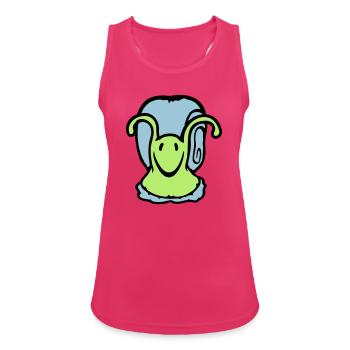 snail shell snail slug cute sweet - Women's Breathable Tank Top - fuchsia - Front - Zoe (177cm)