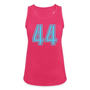 44 - Women's Breathable Tank Top - fuchsia - Front - Zoe (177cm)
