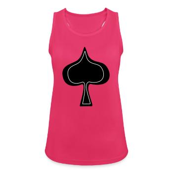 PIK - Frauen Tank Top atmungsaktiv - Fuchsia - Vorne - Zoe (177cm)