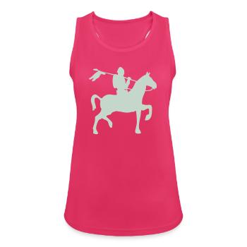 Knight warrior on a horse - Women's Breathable Tank Top - fuchsia - Front - Zoe (177cm)