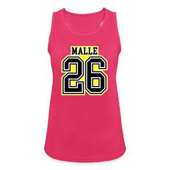 Malle 26 Trikot 2026 - Frauen Tank Top atmungsaktiv - Fuchsia - Vorne - Zoe (177cm)